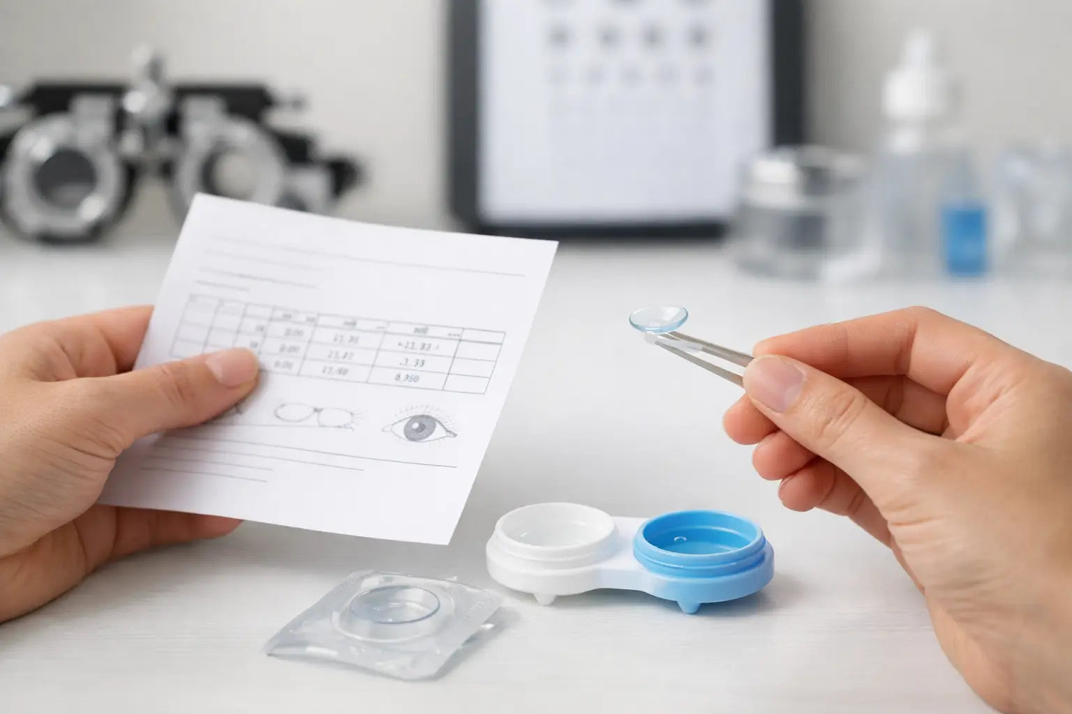 Cómo leer una receta de lentillas sin equivocarte