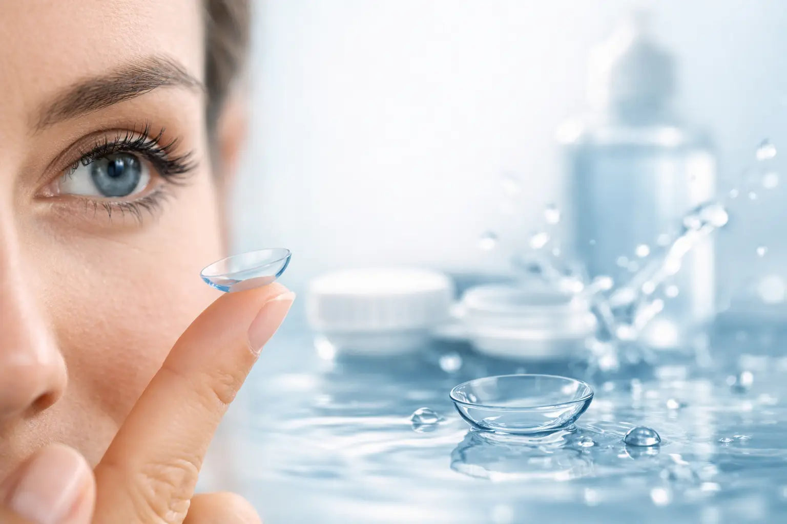 Lentillas con alta hidratación para ojos secos