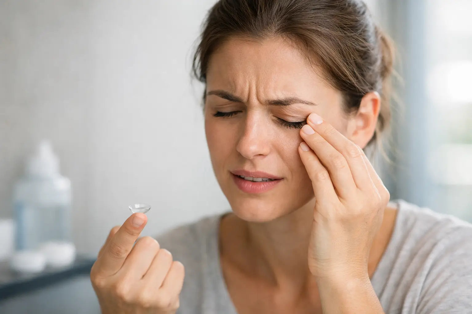 Qué hacer ante irritación ocular con lentillas