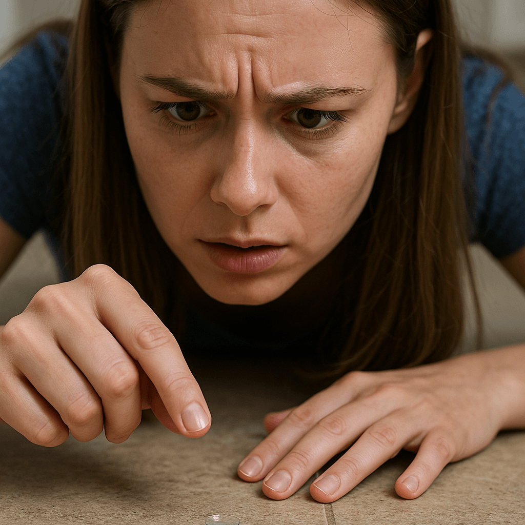 ¿Qué hago si se me cae una lentilla al suelo?