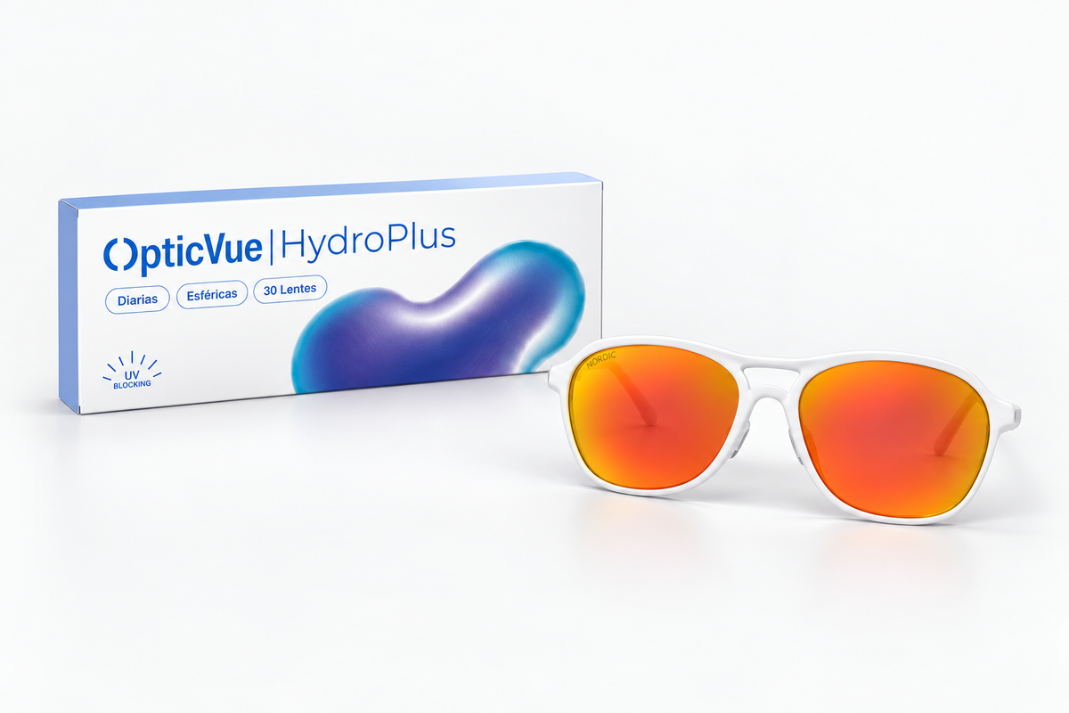 30 lentillas Diarias HydroPlus + Gafas de Sol Polarizadas