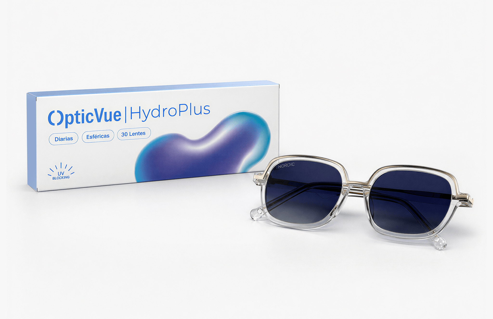 30 lentillas Diarias HydroPlus + Gafas de Sol Polarizadas