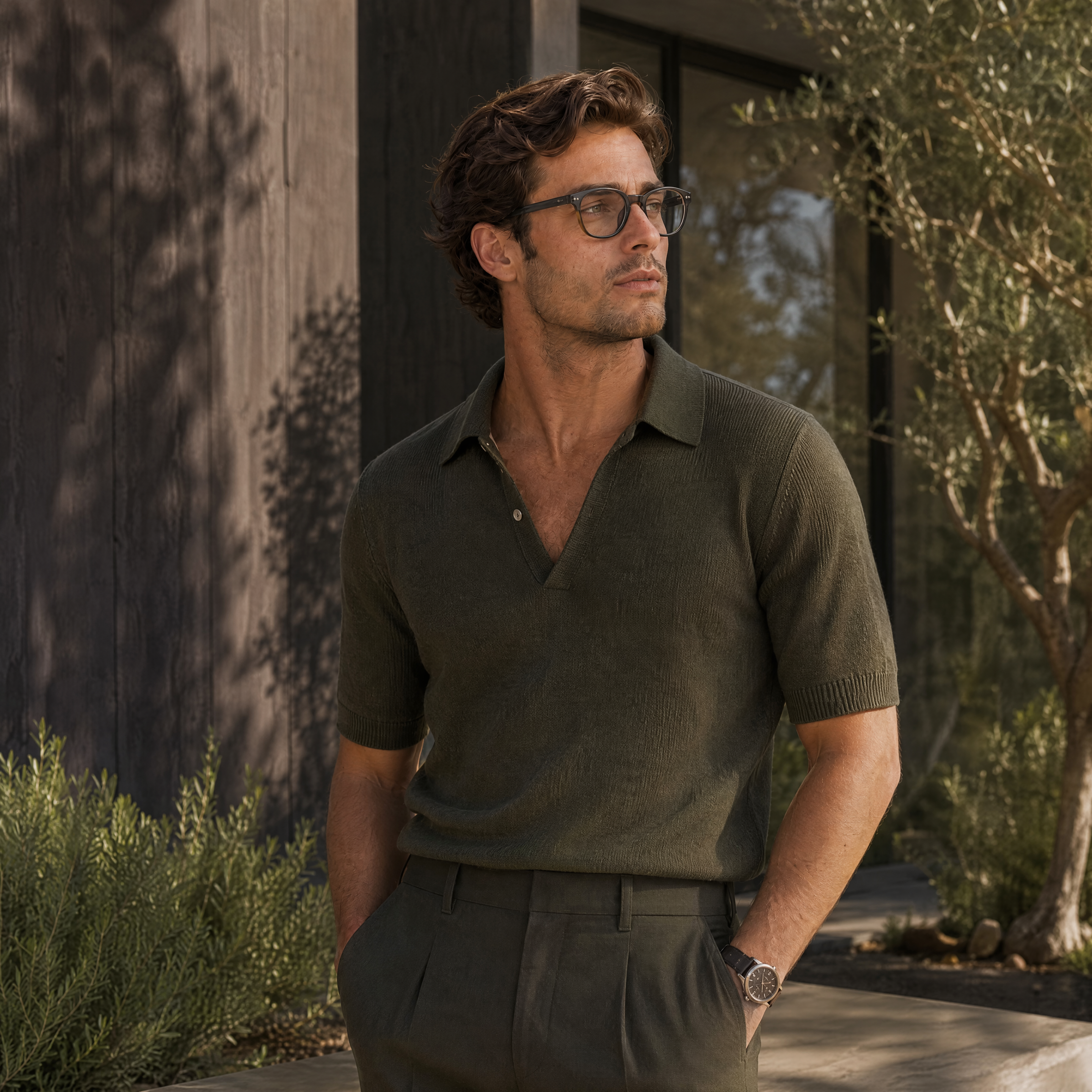 Gafas de lectura para presbicia Hombre #T
