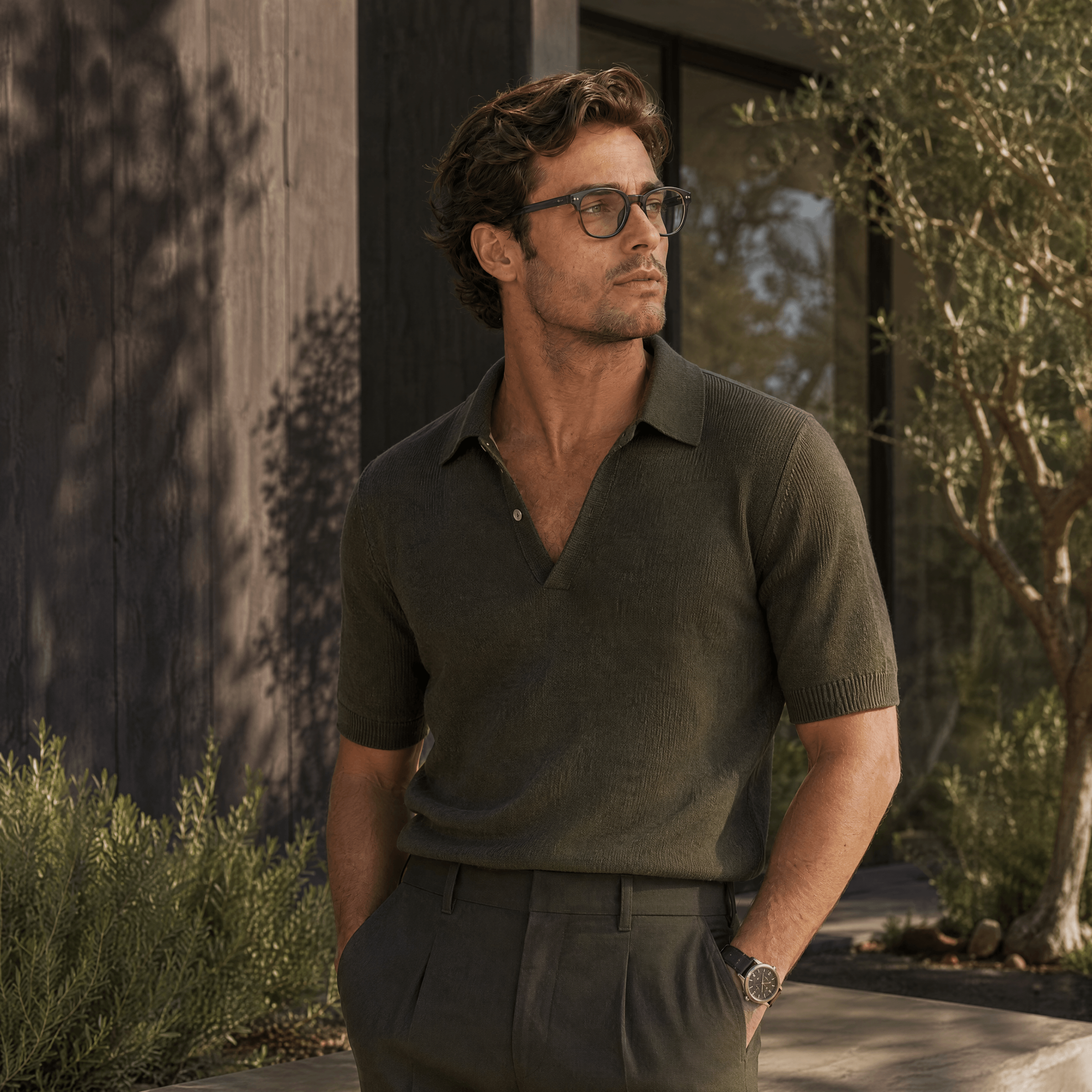 Gafas de lectura para presbicia Hombre #T