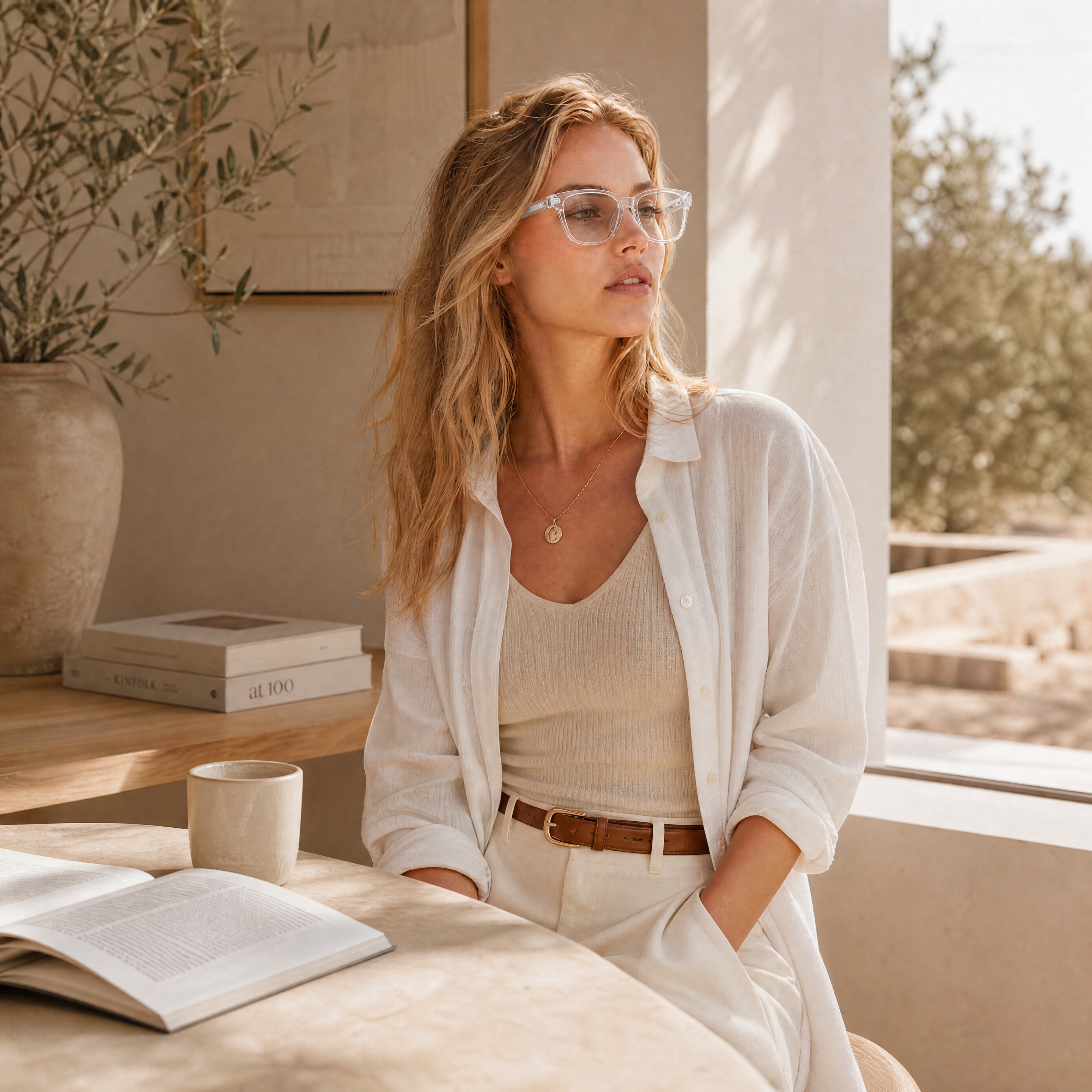 Gafas de lectura para presbicia Mujer #R