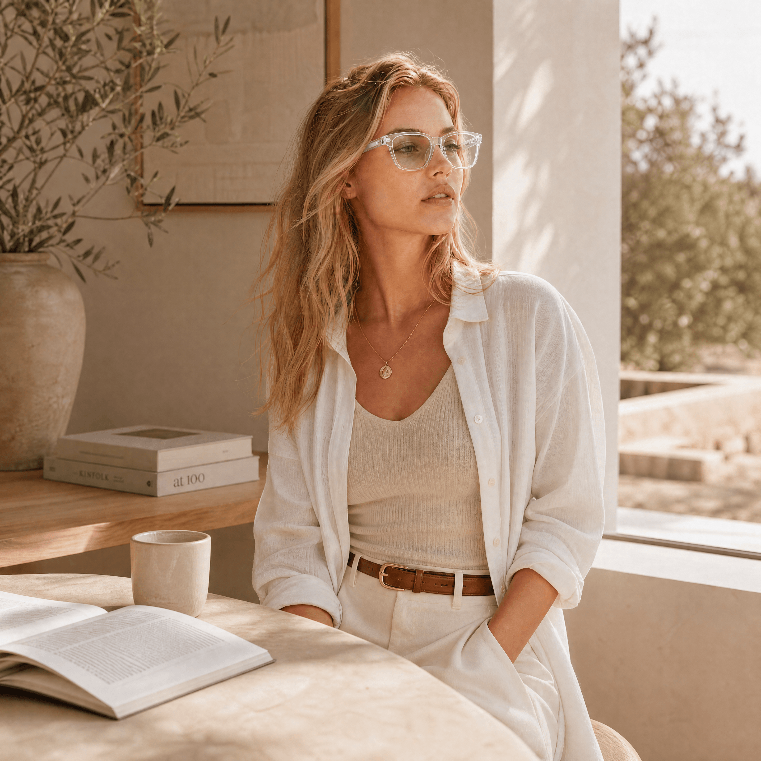 Gafas de lectura para presbicia Mujer #R