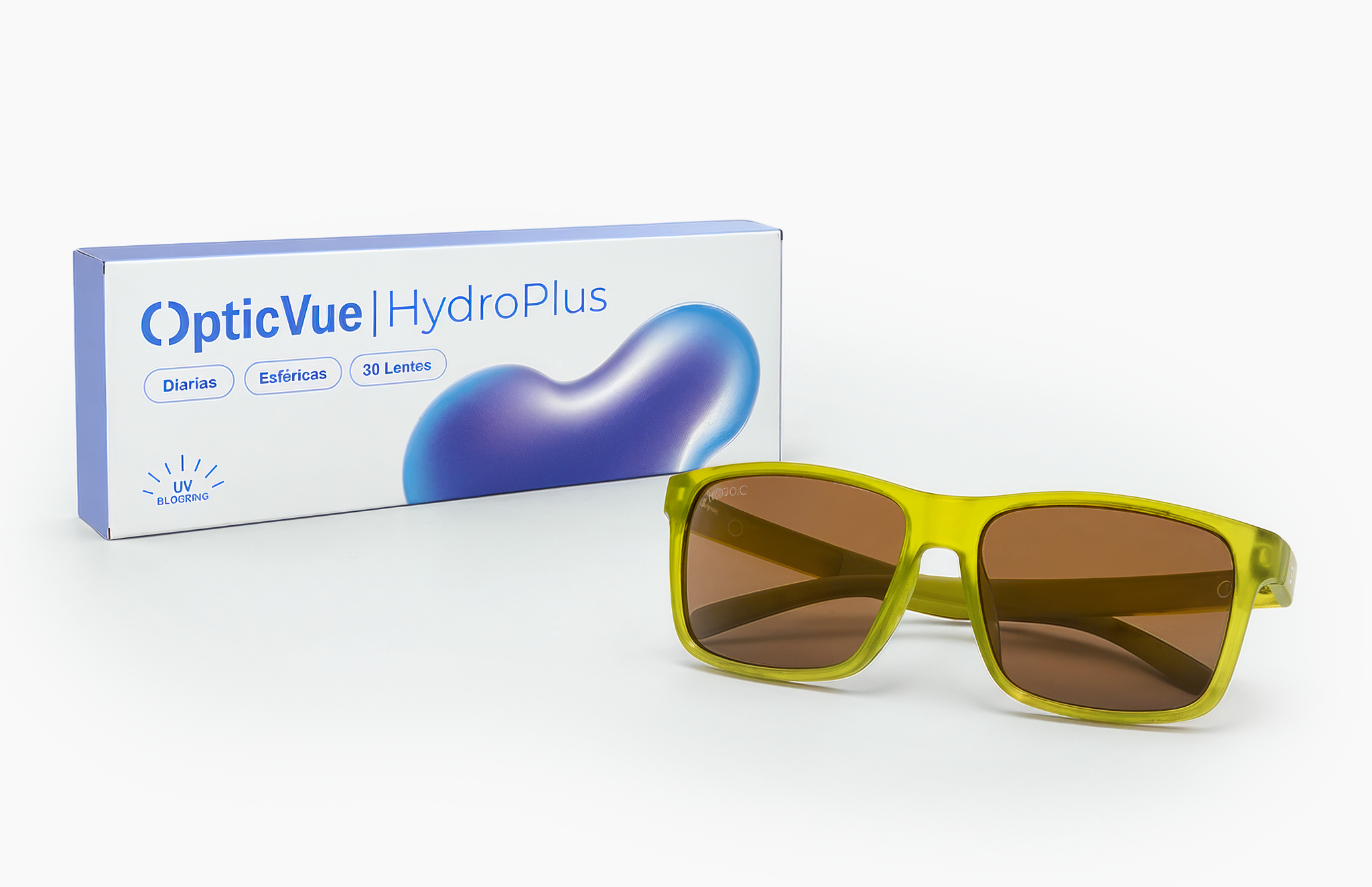 30 lentilles journalières HydroPlus + Lunettes de soleil polarisées