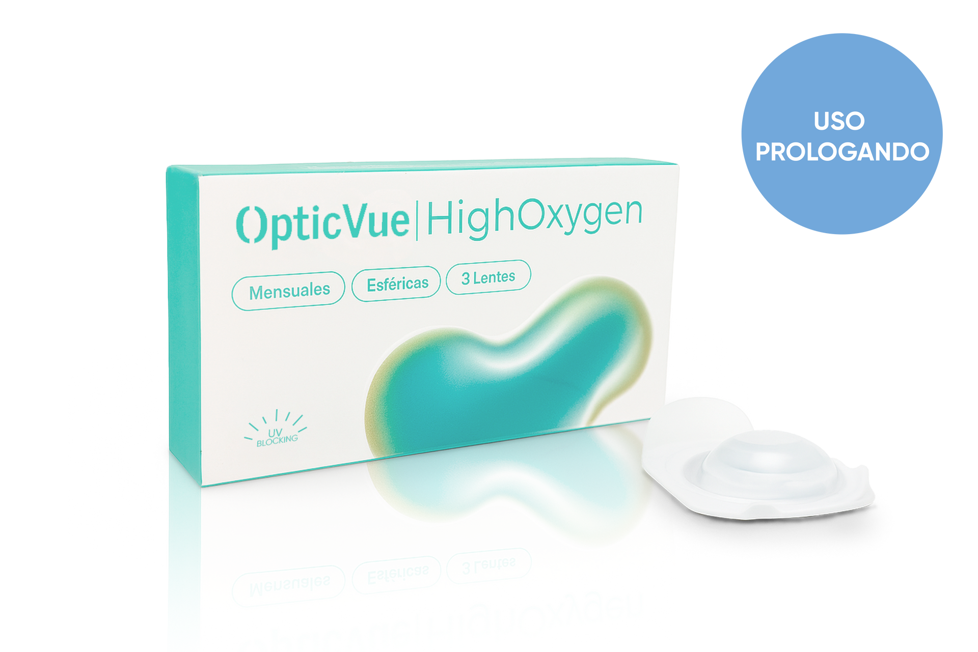 HighOxygen Monthly Extended-wear pharmacy contact lenses - Main Image