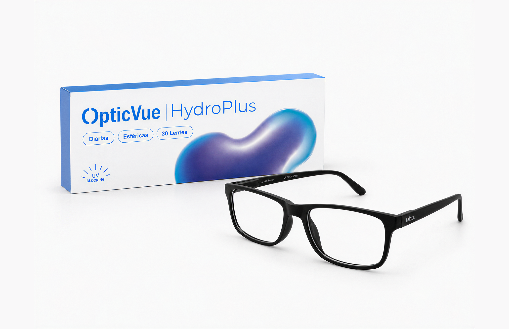30 lentillas Diarias HydroPlus + Gafas de Lectura para Presbicia