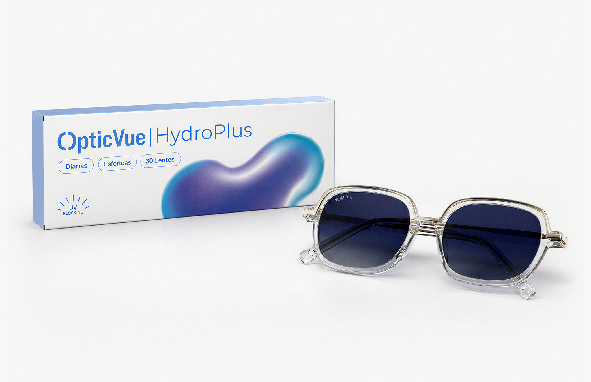 30 lentillas Diarias HydroPlus + Gafas de Sol Polarizadas