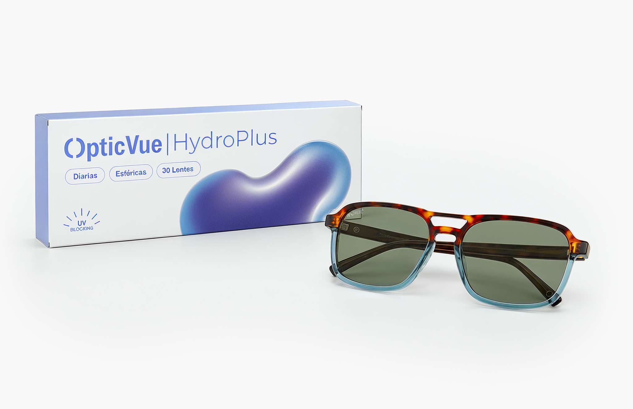 30 lentillas Diarias HydroPlus + Gafas de Sol Polarizadas Toronto
