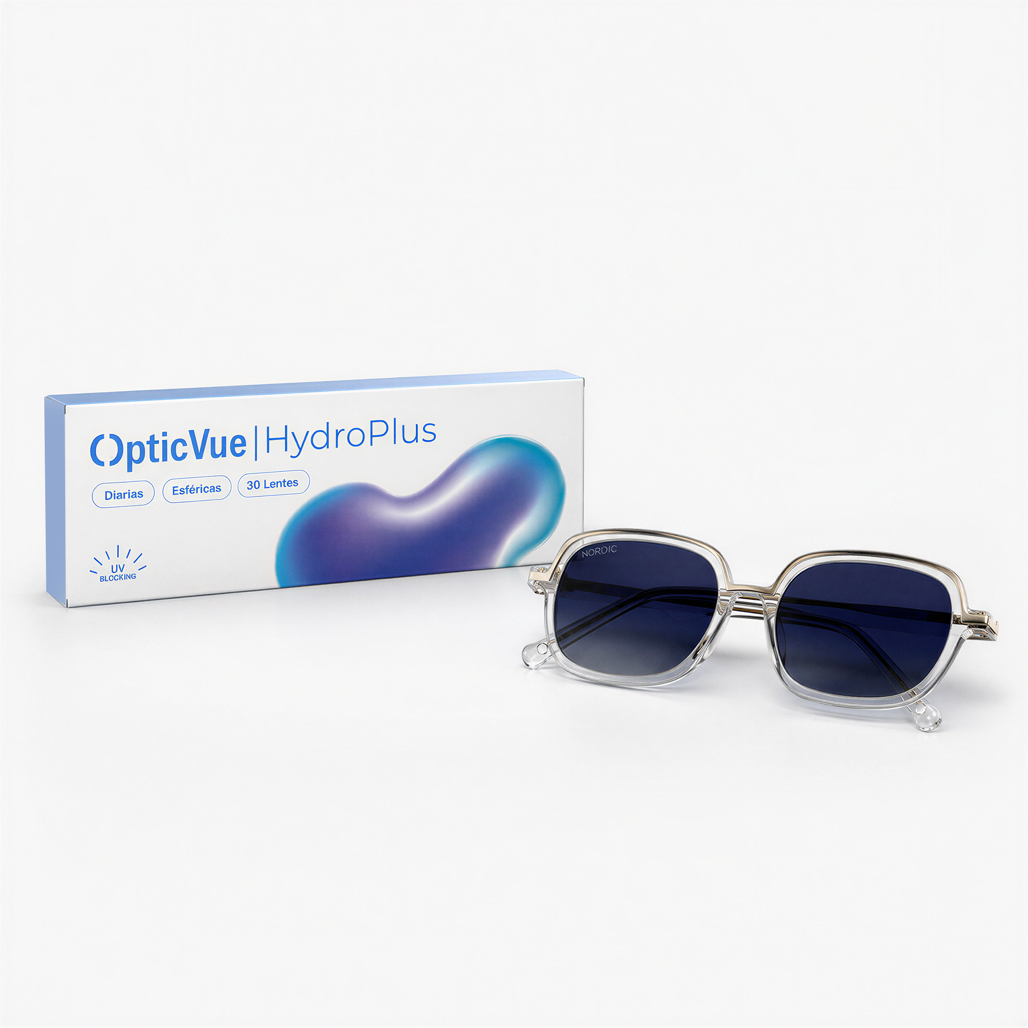 30 lentillas Diarias HydroPlus + Gafas de Sol Polarizadas